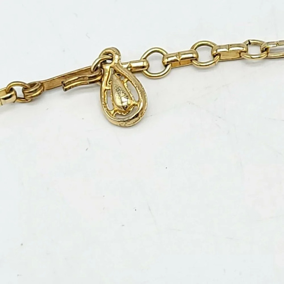 Pink Thermoset Beige Enamel Gold Tone Mid Century - Picture 4 of 5